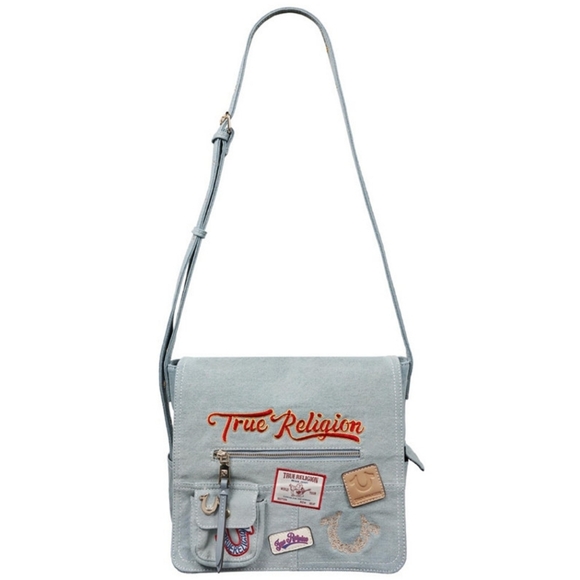 NEW True Religion Denim Crossbody Handbag - Picture 4 of 6